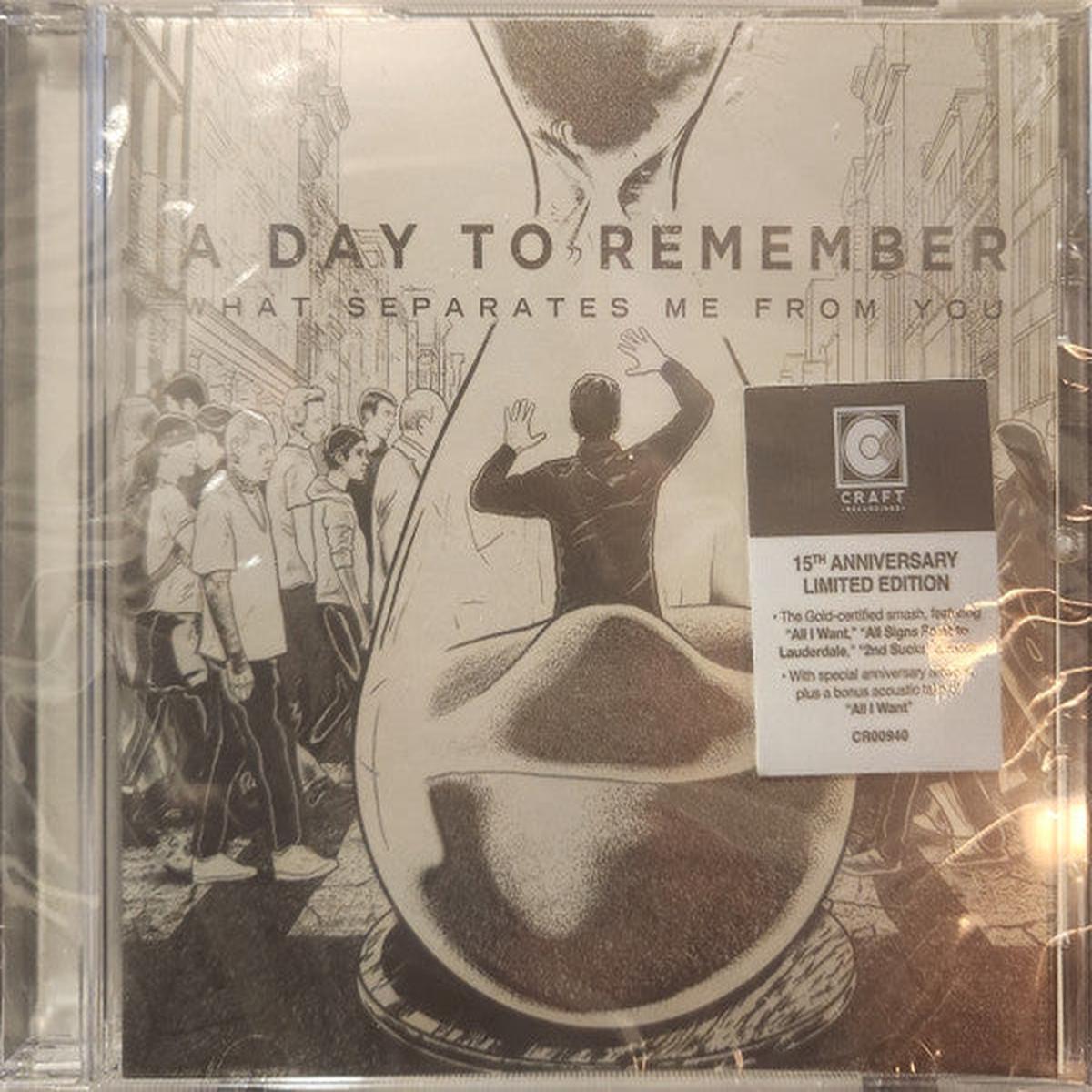 DAY TO REMEMBER – WHAT SEPARATES ME FROM YOU : BONUS TRACK – CD