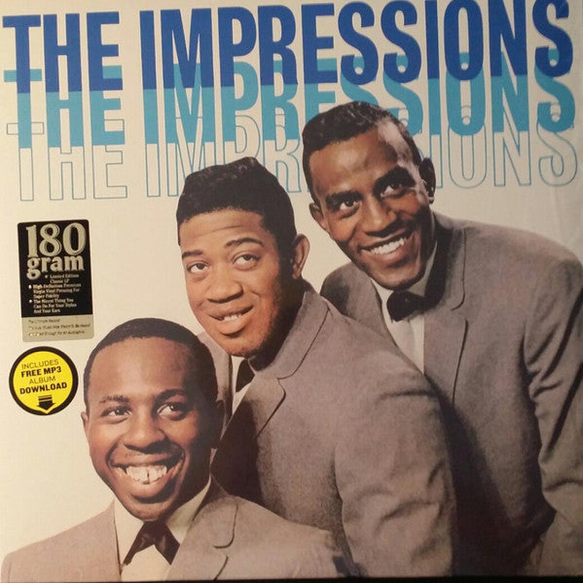 IMPRESSIONS – IMPRESSIONS  (1963) + 2 : 180 GRAM VINYL – LP
