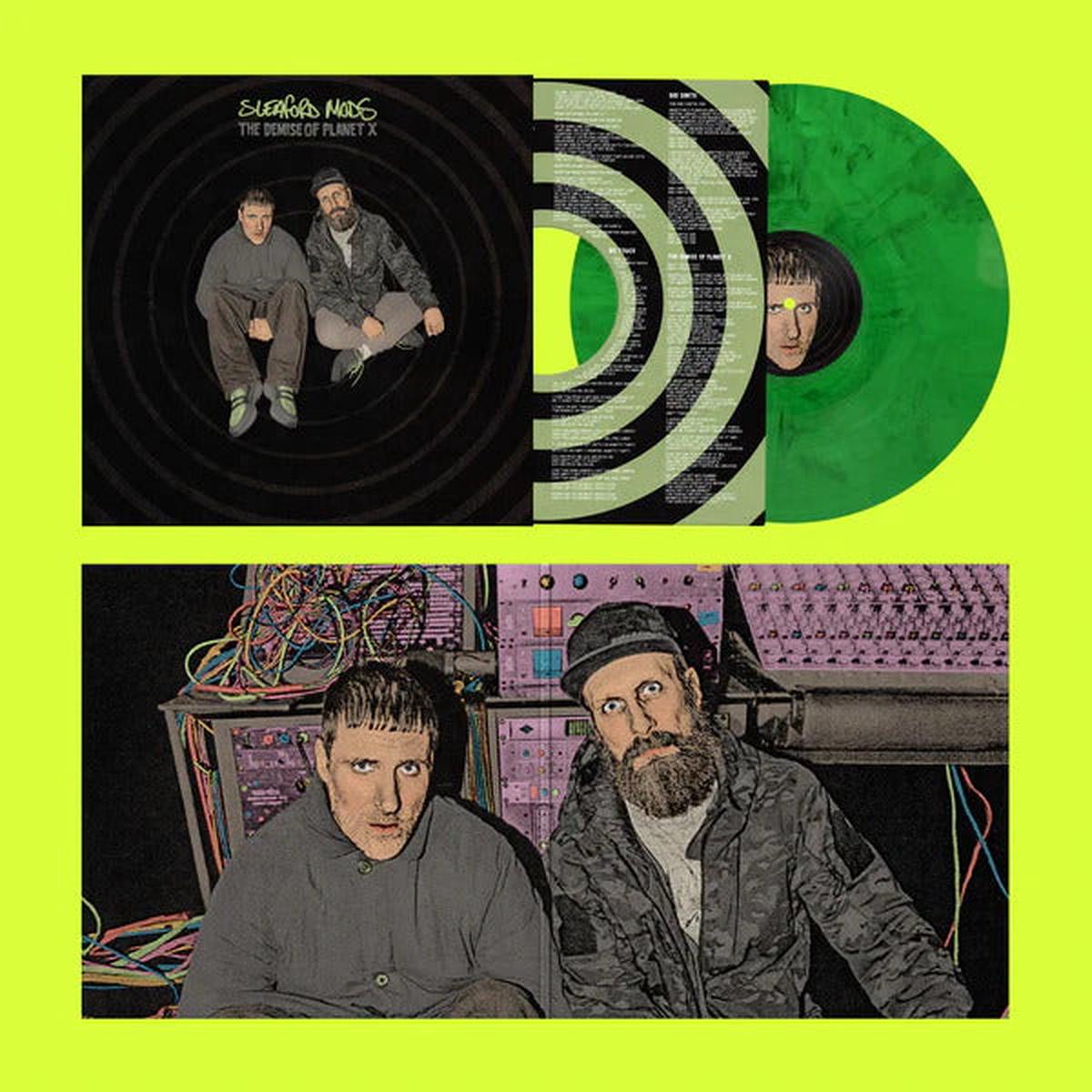 SLEAFORD MODS – DEMISE OF PLANET X : NEON GREEN MARBLE – LP