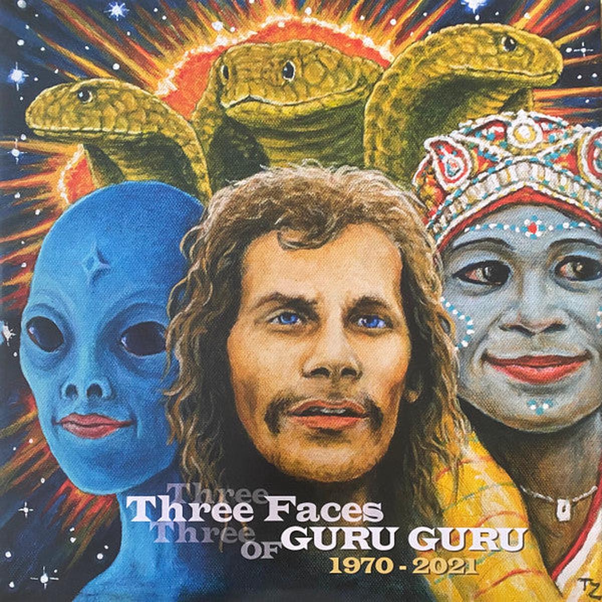 GURU GURU – THREE FACES OF GURU GURU : 2LP SPLATTER – LP
