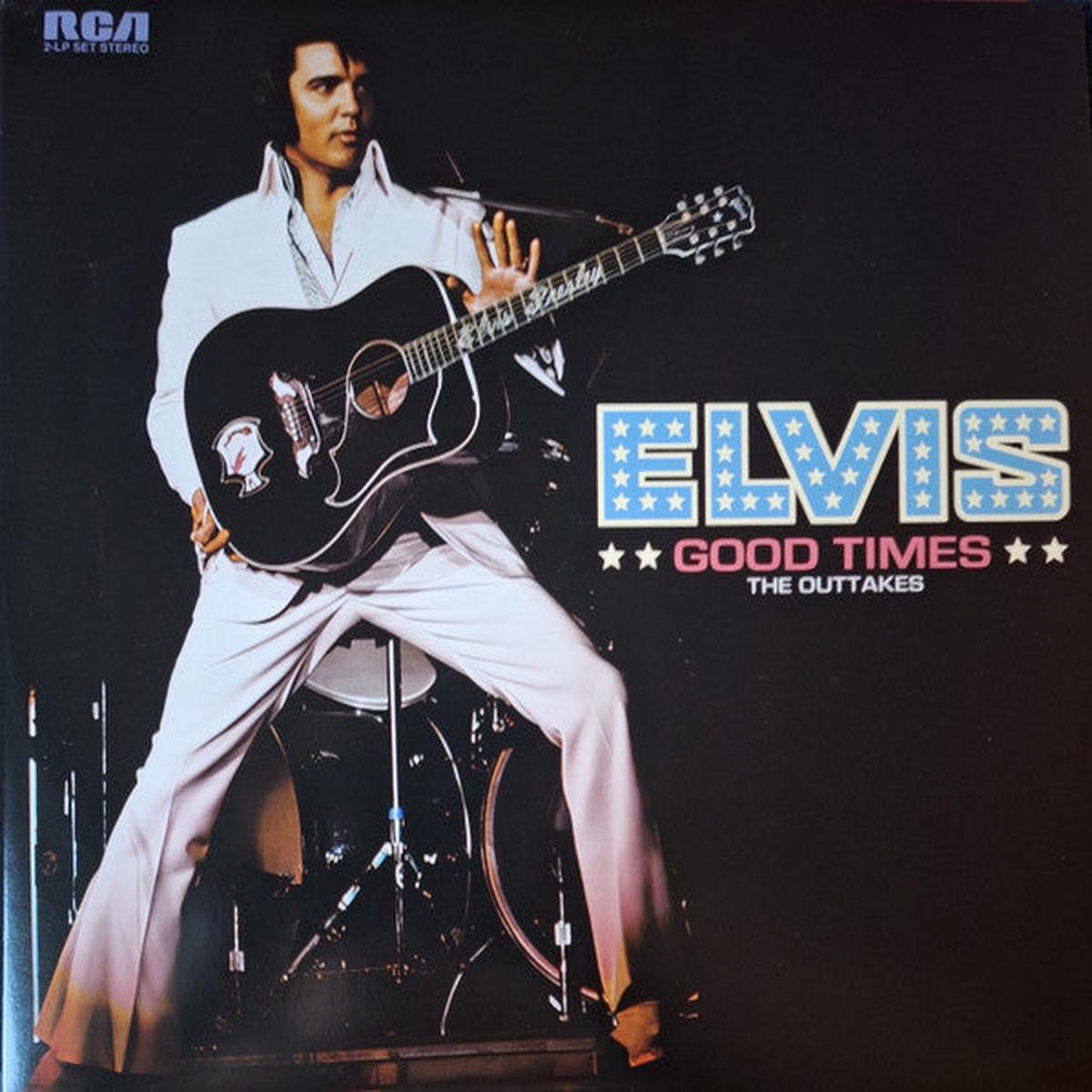 PRESLEY, ELVIS – GOOD TIMES : OUTTAKES 2LP BLUE VINYL – LP