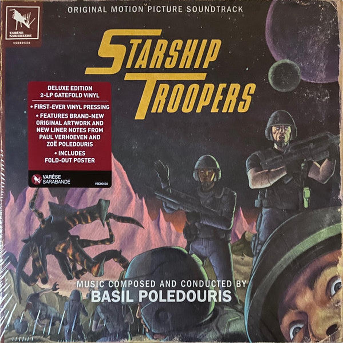 STARSHIP TROOPERS (1979) – SOUNDTRACK : 2LP SET + POSTER – LP