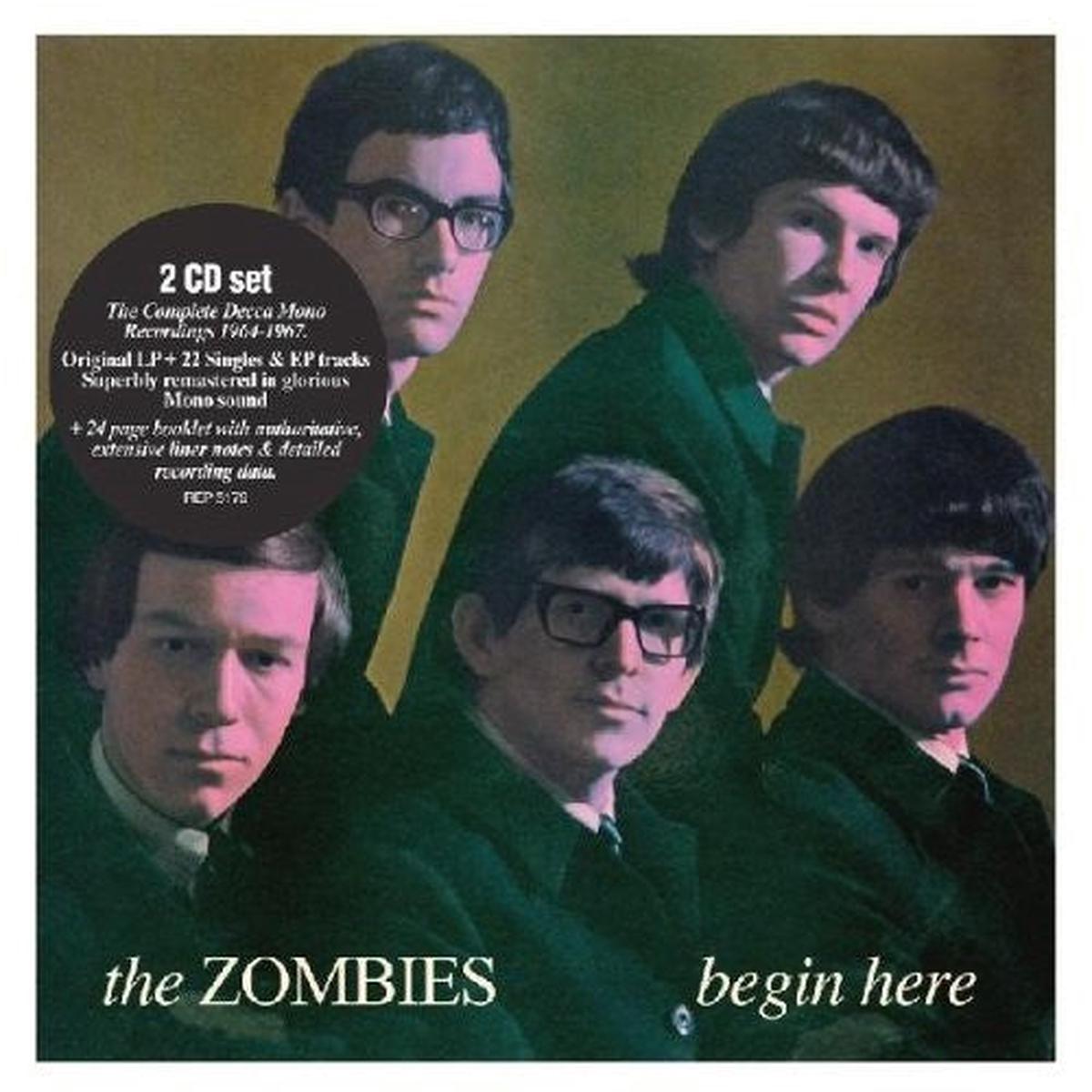 ZOMBIES – BEGIN HERE + 22: COMPLETE MONO DECCA 2CD – CD