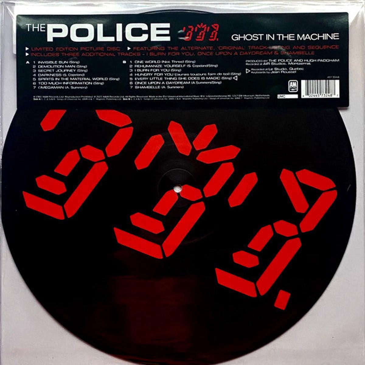 POLICE – GHOST IN THE MACHINE + 3 : PICTURE DISC – LP
