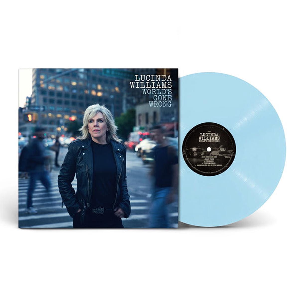 WILLIAMS, LUCINDA – WORLD’S GONE WRONG: SKY BLUE VINYL – LP