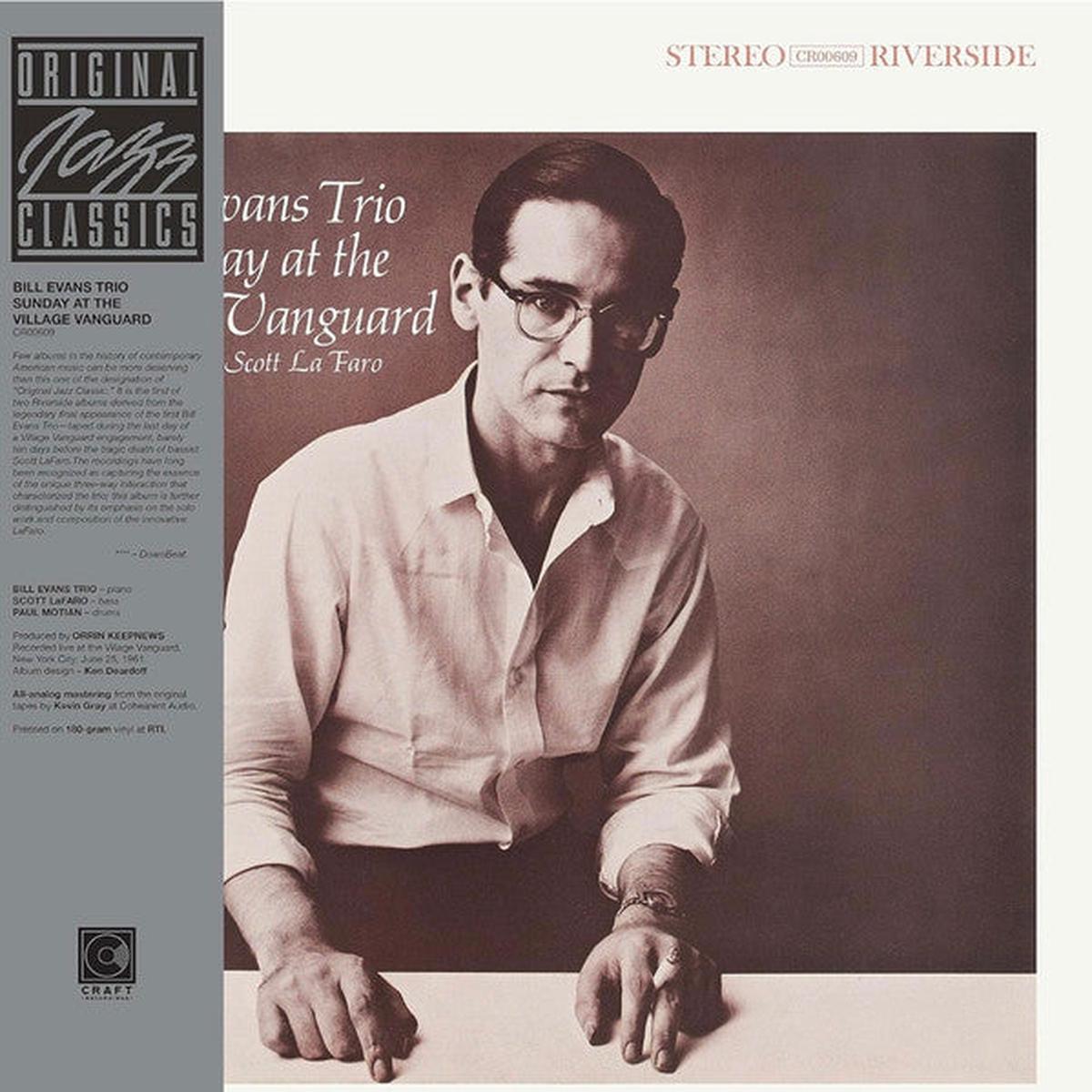 EVANS, BILL – SUNDAY AT THE VILLAGE VANGUARD: REMASTER – LP