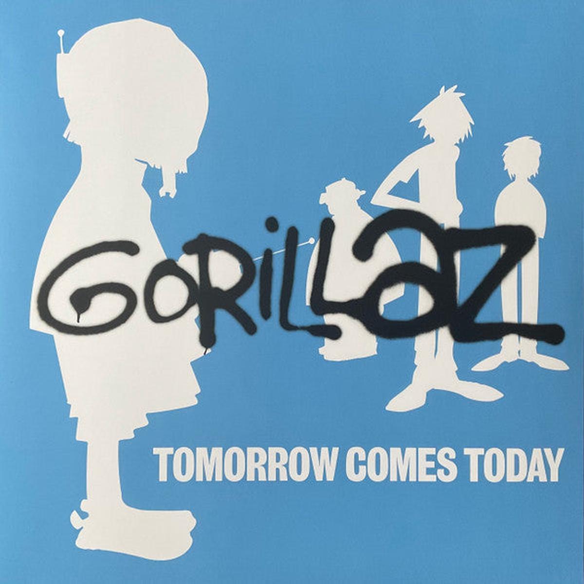 GORILLAZ – TOMORROW COMES TODAY : BLUE & WHITE – LP