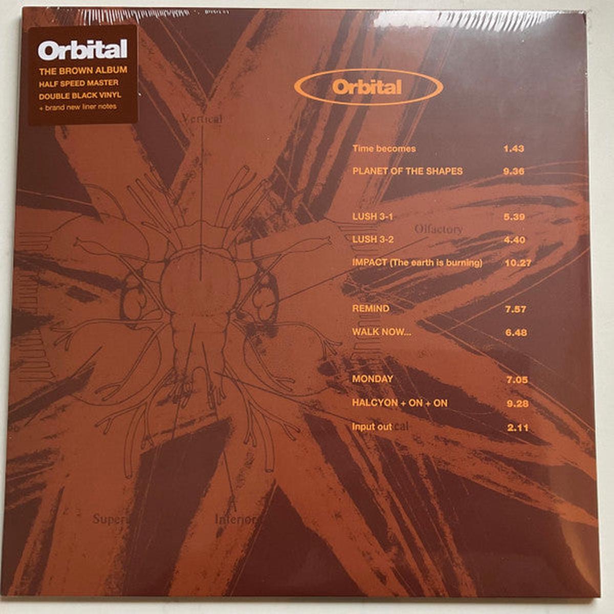 ORBITAL – ORBITAL (BROWN ALBUM) : HALF-SPEED (2LP) – LP