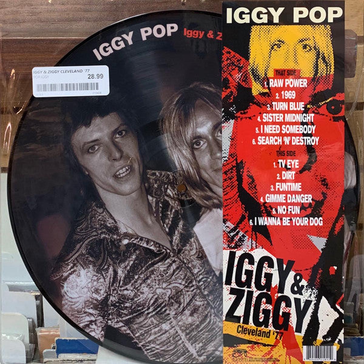 POP, IGGY – IGGY & ZIGGY: CLEVELAND 77 (SILVER/PINK) – LP