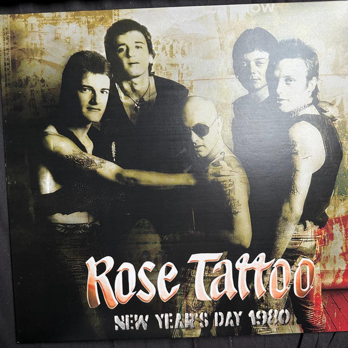 ROSE TATTOO – NEW YEAR’S DAY 1980 : RED MARBLE VINYL – LP