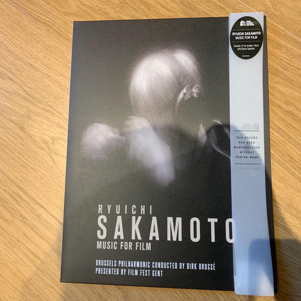 SAKAMOTO, RYUICHI – MUSIC FOR FILM : AMBER & BLACK SPLATTER – LP