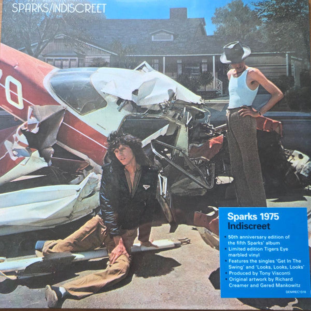 SPARKS – INDISCREET : TIGER’S EYE MARBLED VINYL – LP