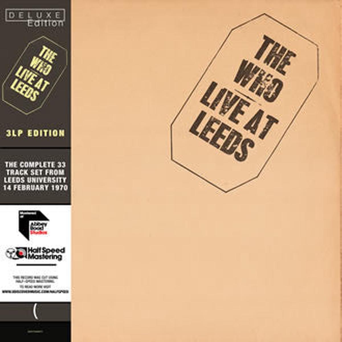WHO – LIVE AT LEEDS + 27 : 3LP HALF SPEED MAST – LP