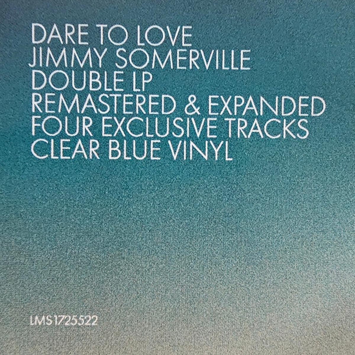 SOMERVILLE, JIMMY – DARE TO LOVE : 30TH ANNIVERSARY (2LP) – LP