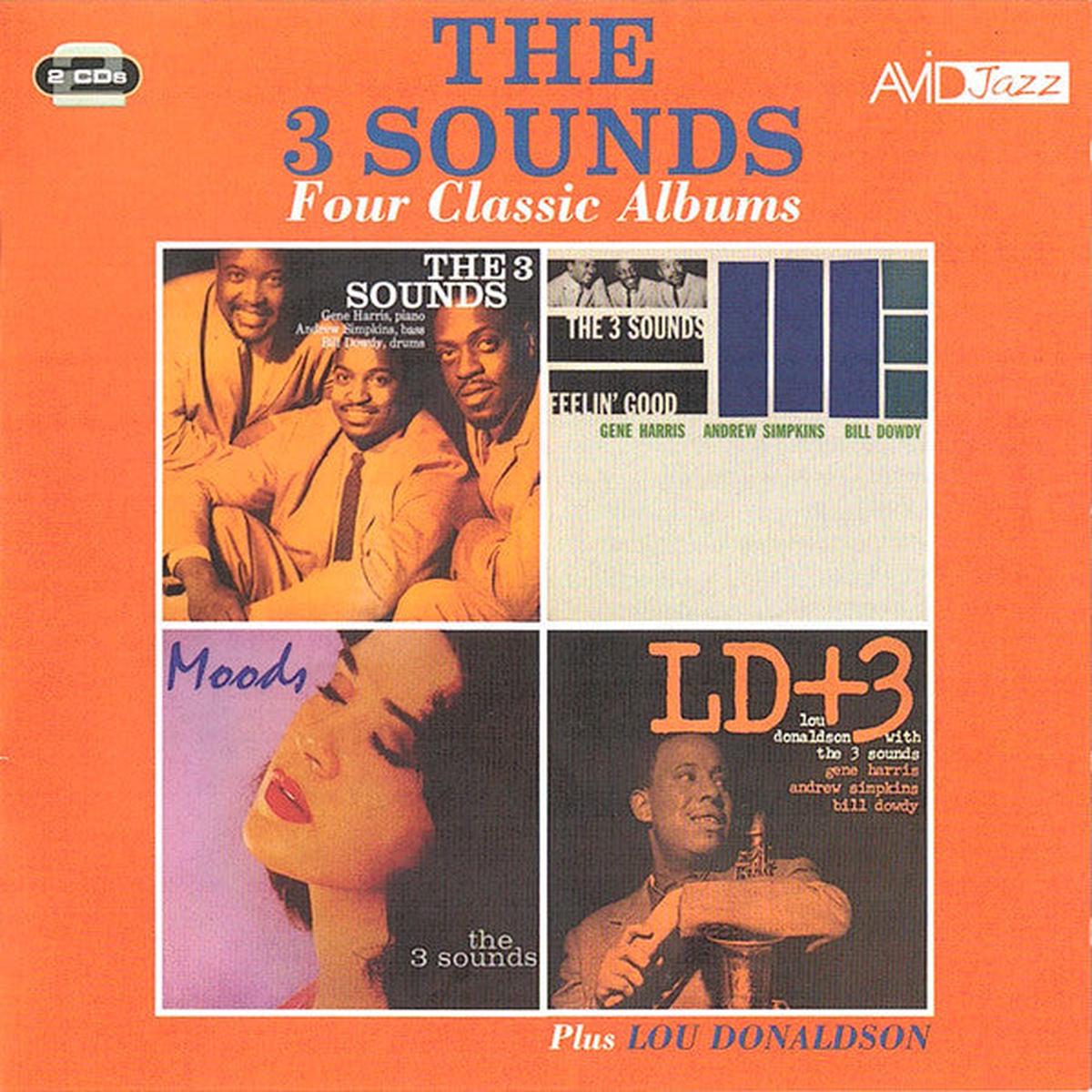 3 SOUNDS / LOU DONALDSON – FOUR CLASSIC ALBUMS : 2CD SET – CD