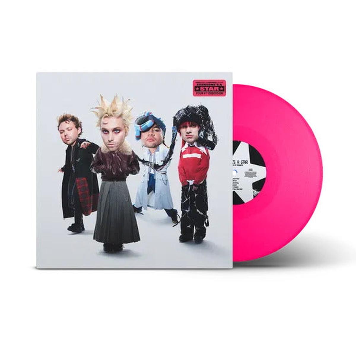 5 SECONDS OF SUMMER – EVERYONE’S A STAR!: PINK GLITTER VINYL – LP