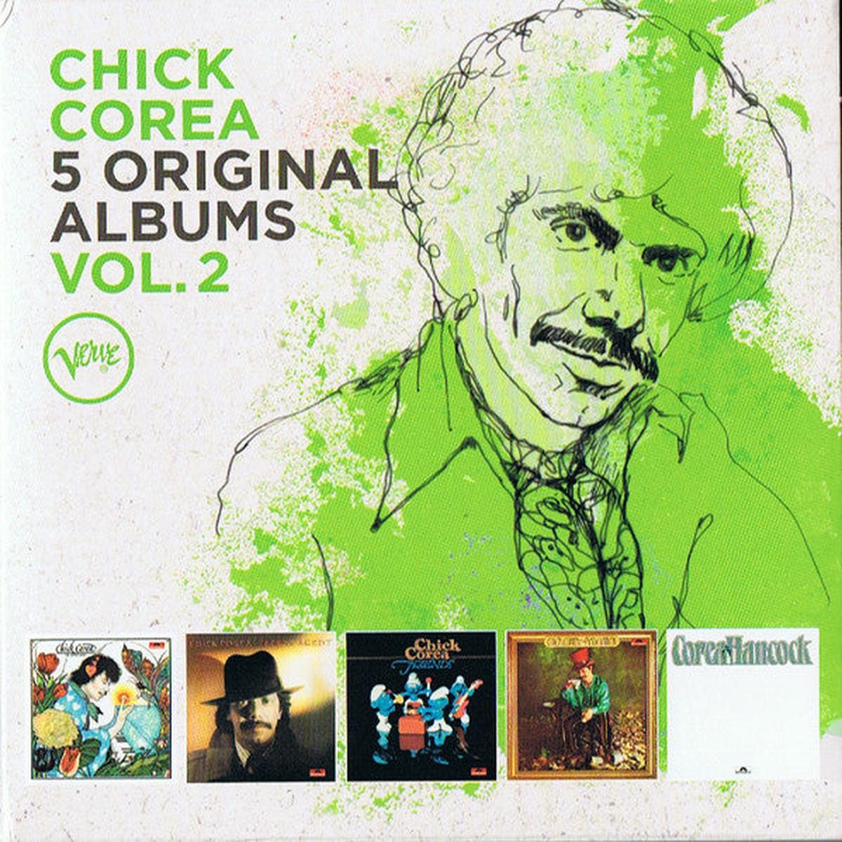 COREA, CHICK – 5 ORIGINAL ALBUMS VOL 2 : 5CD CARD SLEEV – CD