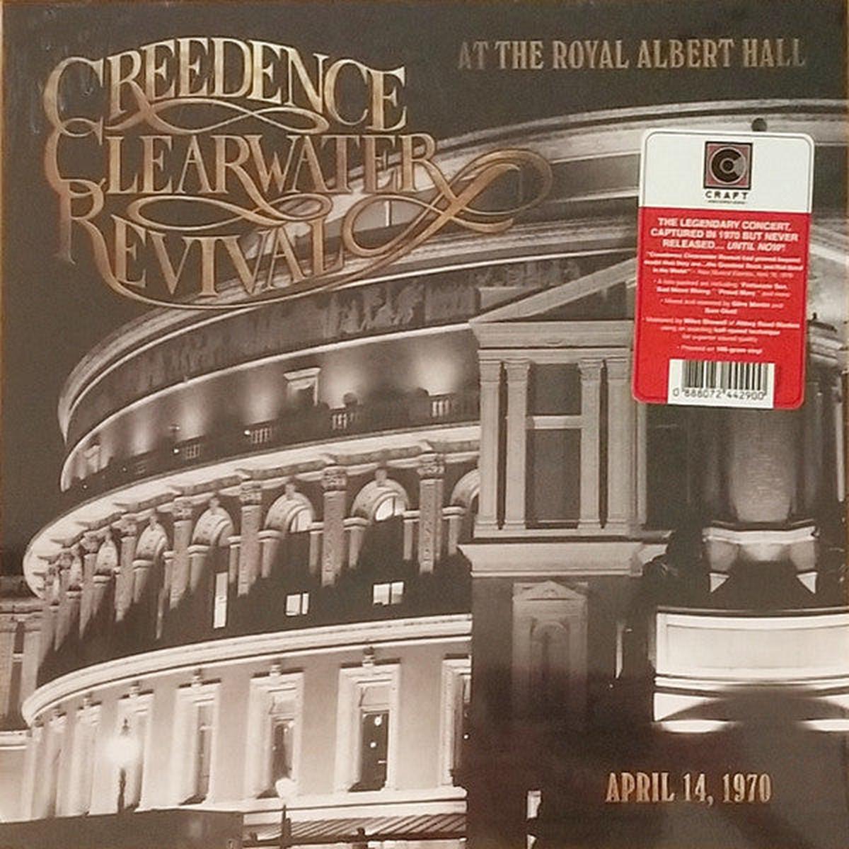CREEDENCE CLEARWATER REVIVAL – AT THE ROYAL ALBERT HALL : GREEN/BLACK – LP