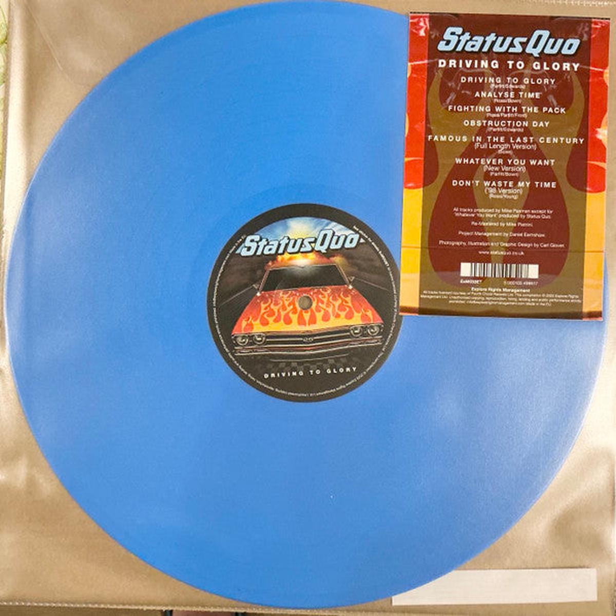 STATUS QUO – DRIVING TO GLORY: BLUE ETCHED – 12