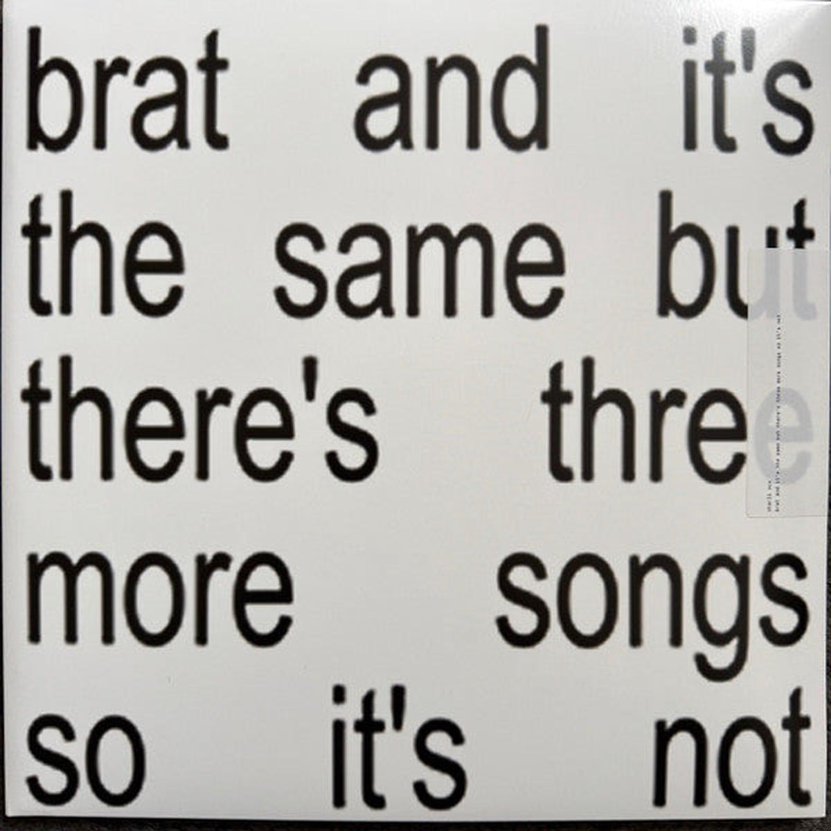 CHARLI XCX – BRAT & IT’S THE SAME … : WHITE 2LP SET – LP