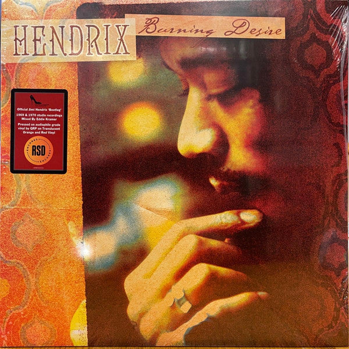 HENDRIX, JIMI – BURNING DESIRE: ORANGE/ RED VINYL (2LP) – LP