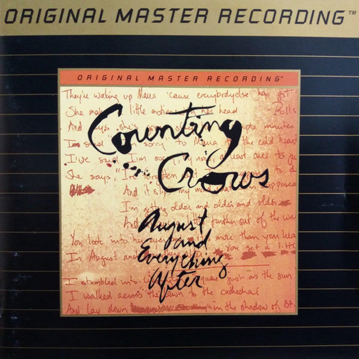 COUNTING CROWS – AUGUST & EVERYTHING AFTER : MFSL GOLD CD – CD