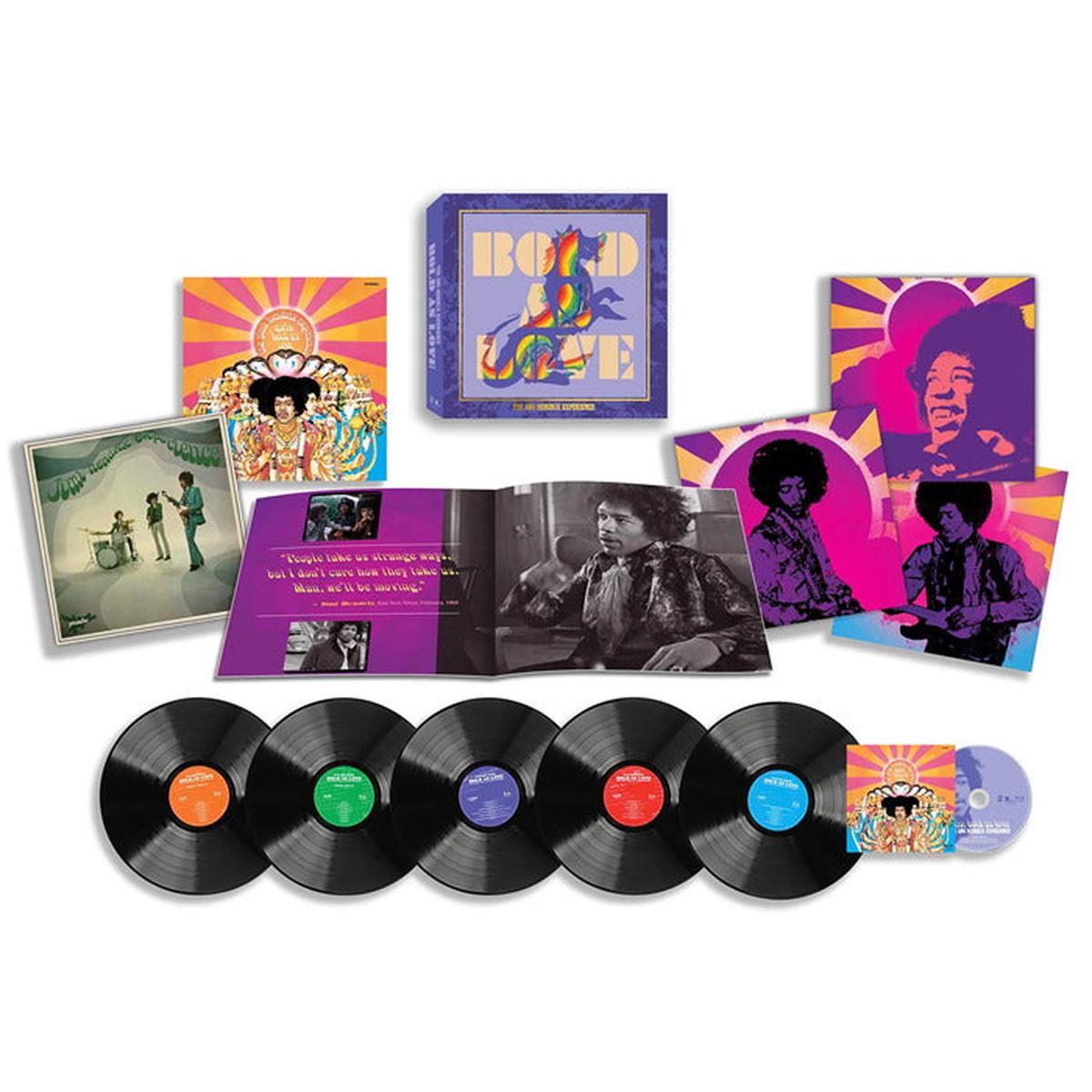 HENDRIX, JIMI – BOLD AS LOVE : 5LP + BR DELUXE EDITION – LP
