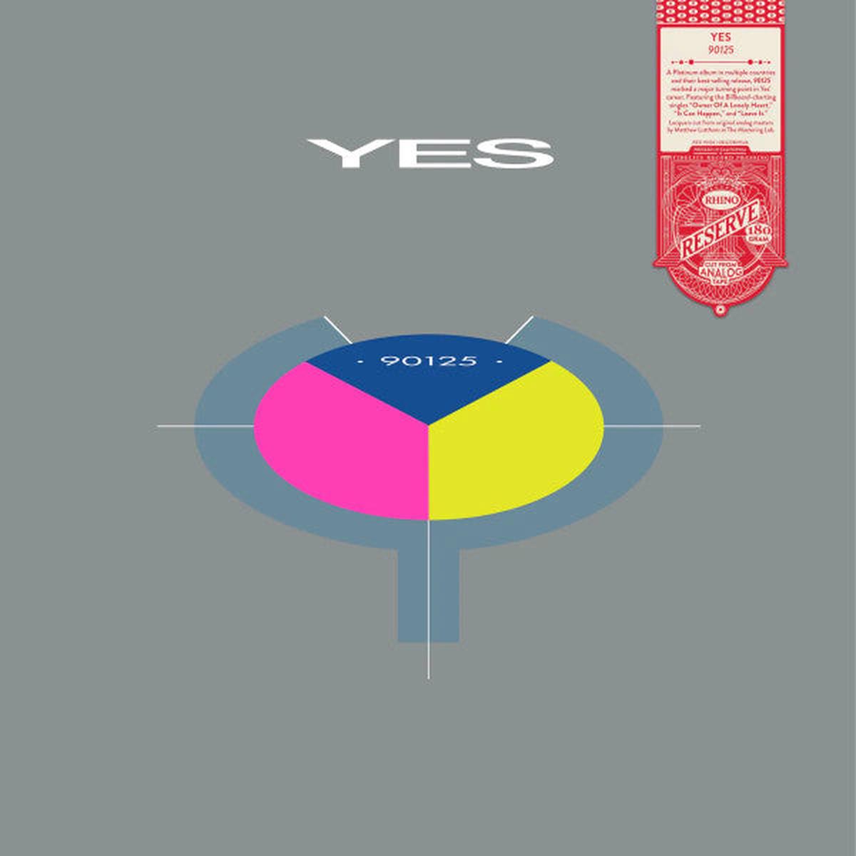 YES – 90125 : 180-GRAM VINYL (RHINO RESERVE) – LP
