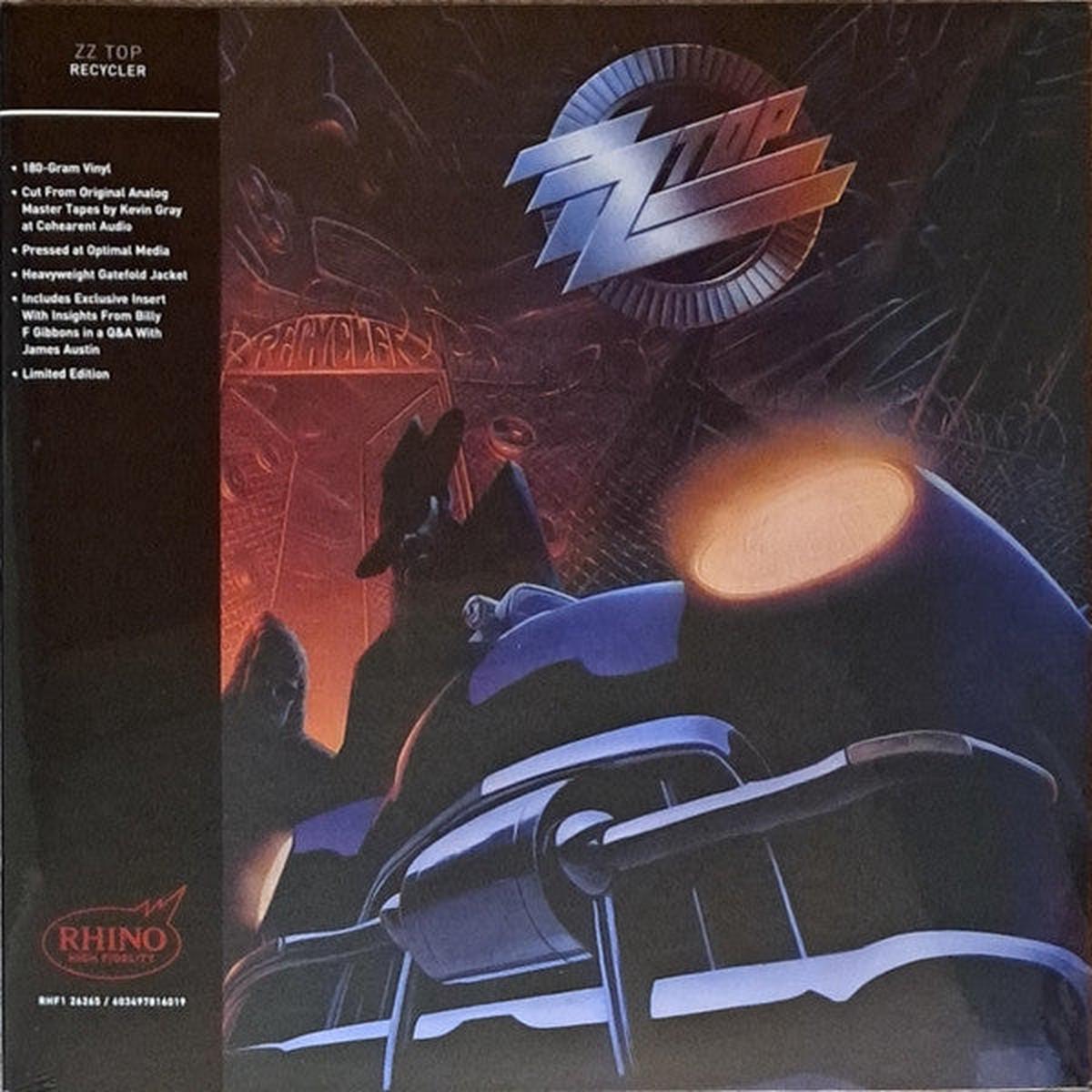 ZZ TOP – RECYCLER : RHINO HIGH FIDELITY RANGE – LP