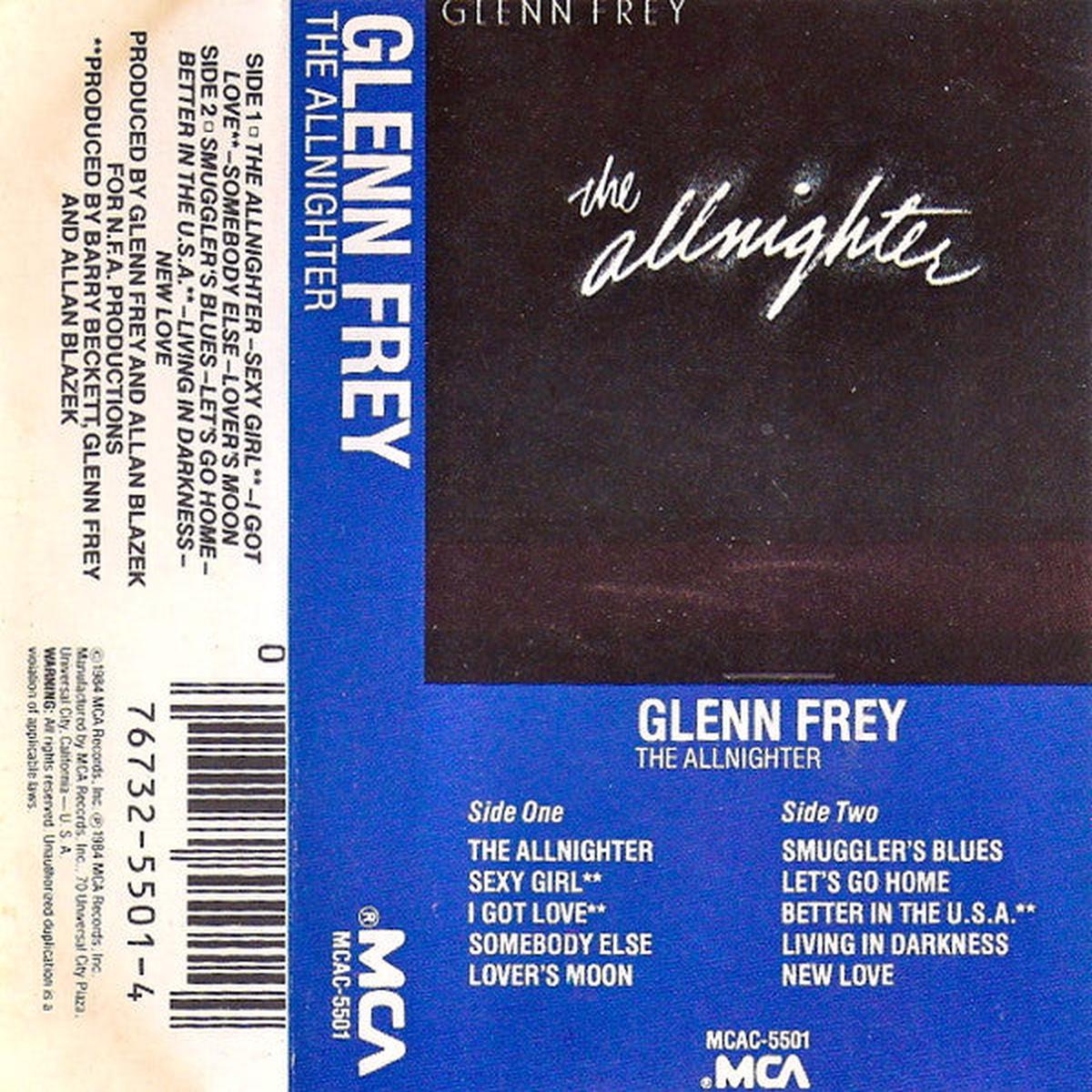FREY, GLENN – ALLNIGHTER (CASSETTE) – CS