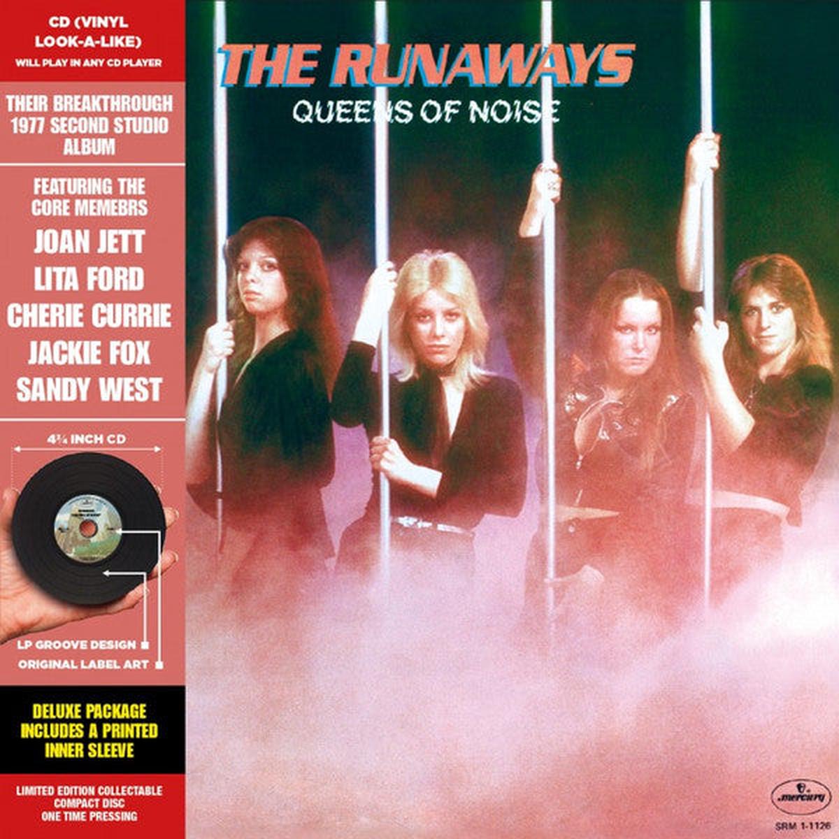 RUNAWAYS – QUEENS OF NOISE: LP REPLICA SLEEVE – CD