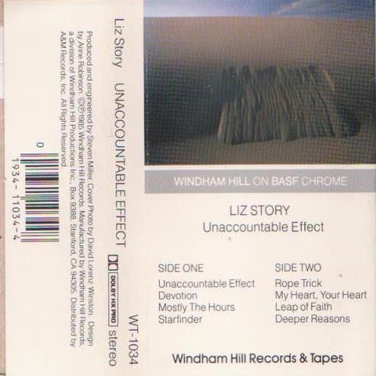 STORY, LIZ – UNACCOUNTABLE EFFECT (CASSETTE) – CS