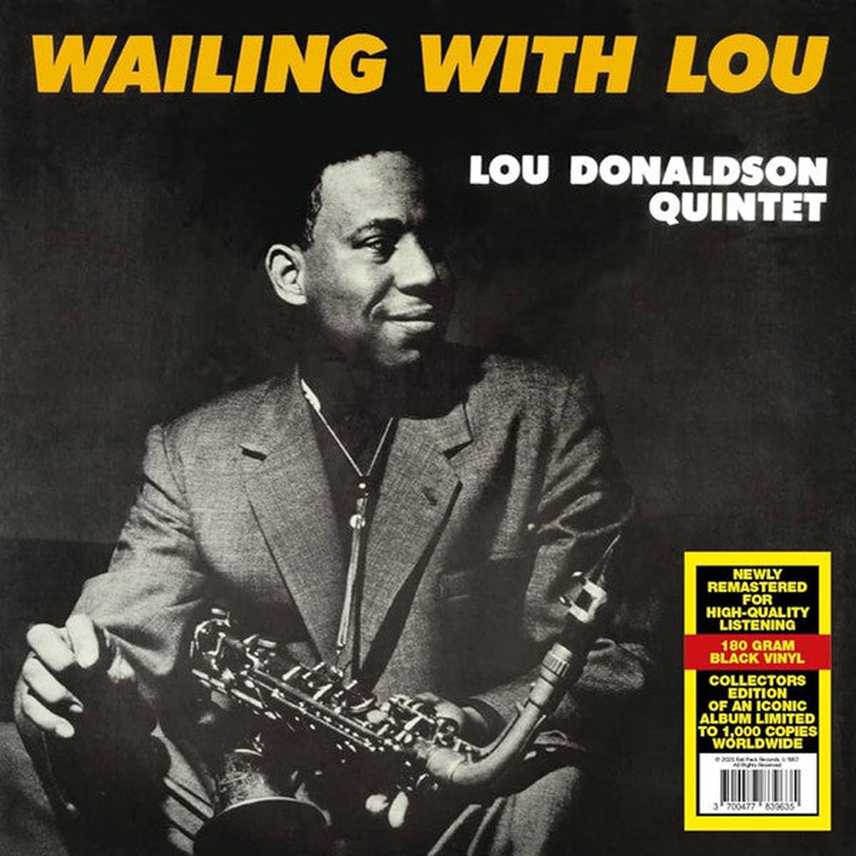 DONALDSON, LOU QUINTET – WAILING WITH LOU : 180G VINYL – LP