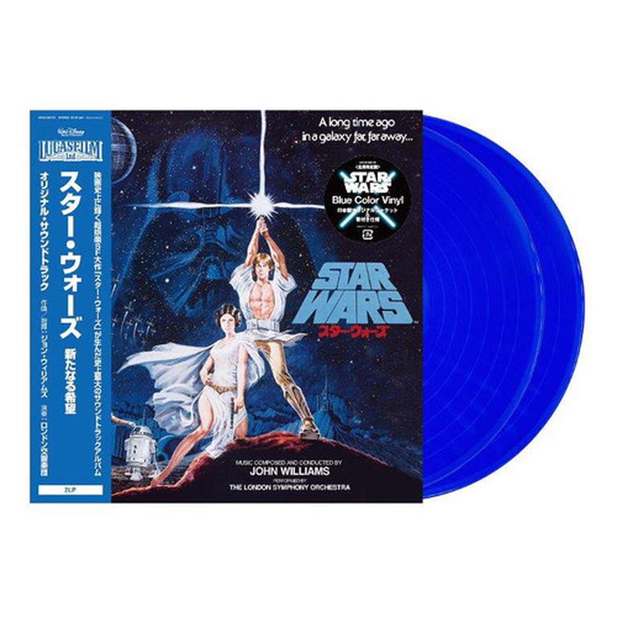 STAR WARS : A NEW HOPE – SOUNDTRACK : 2LP CLEAR VINYL JAPANESE – LP