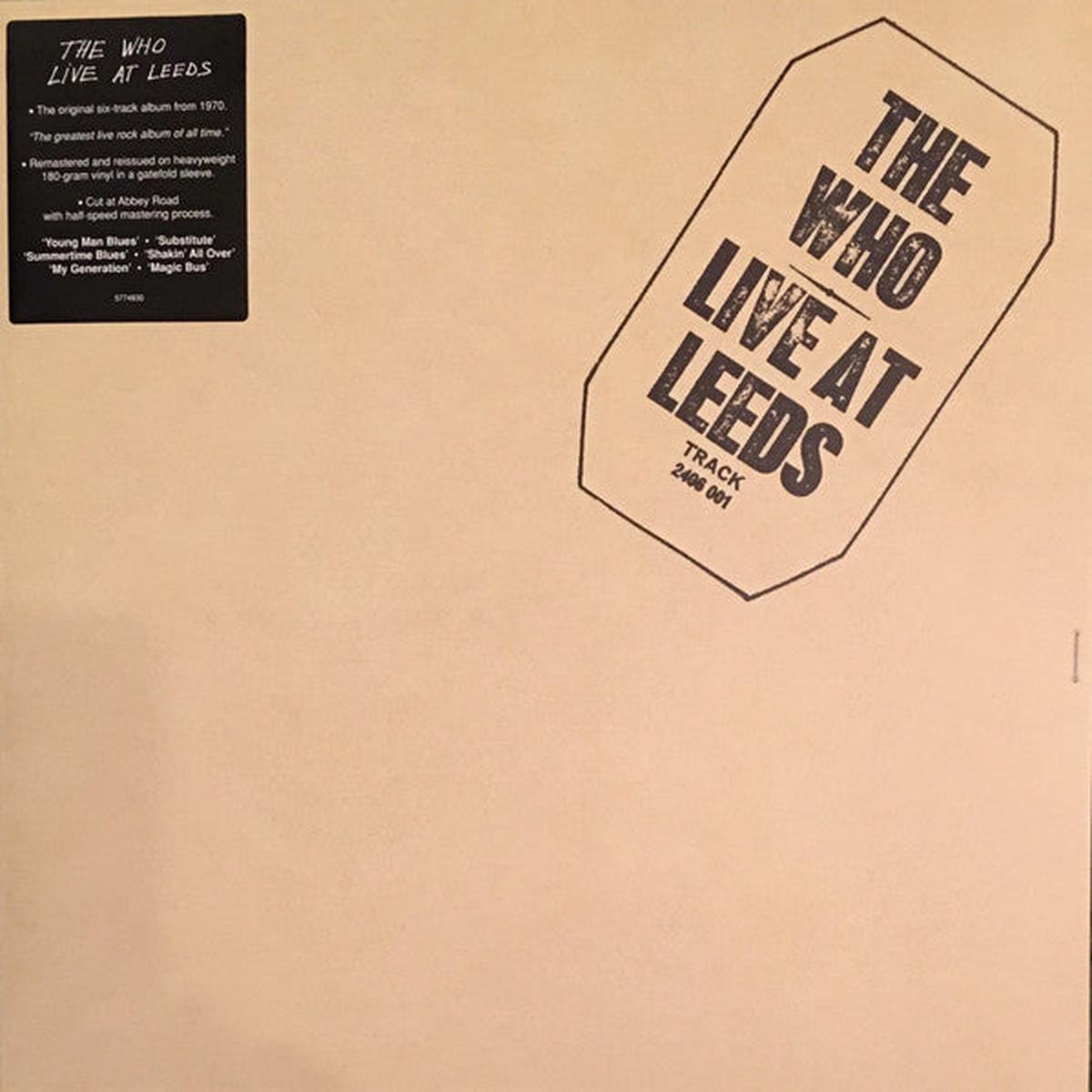 WHO – LIVE AT LEEDS : HALF-SPEED MASTER 180G – LP