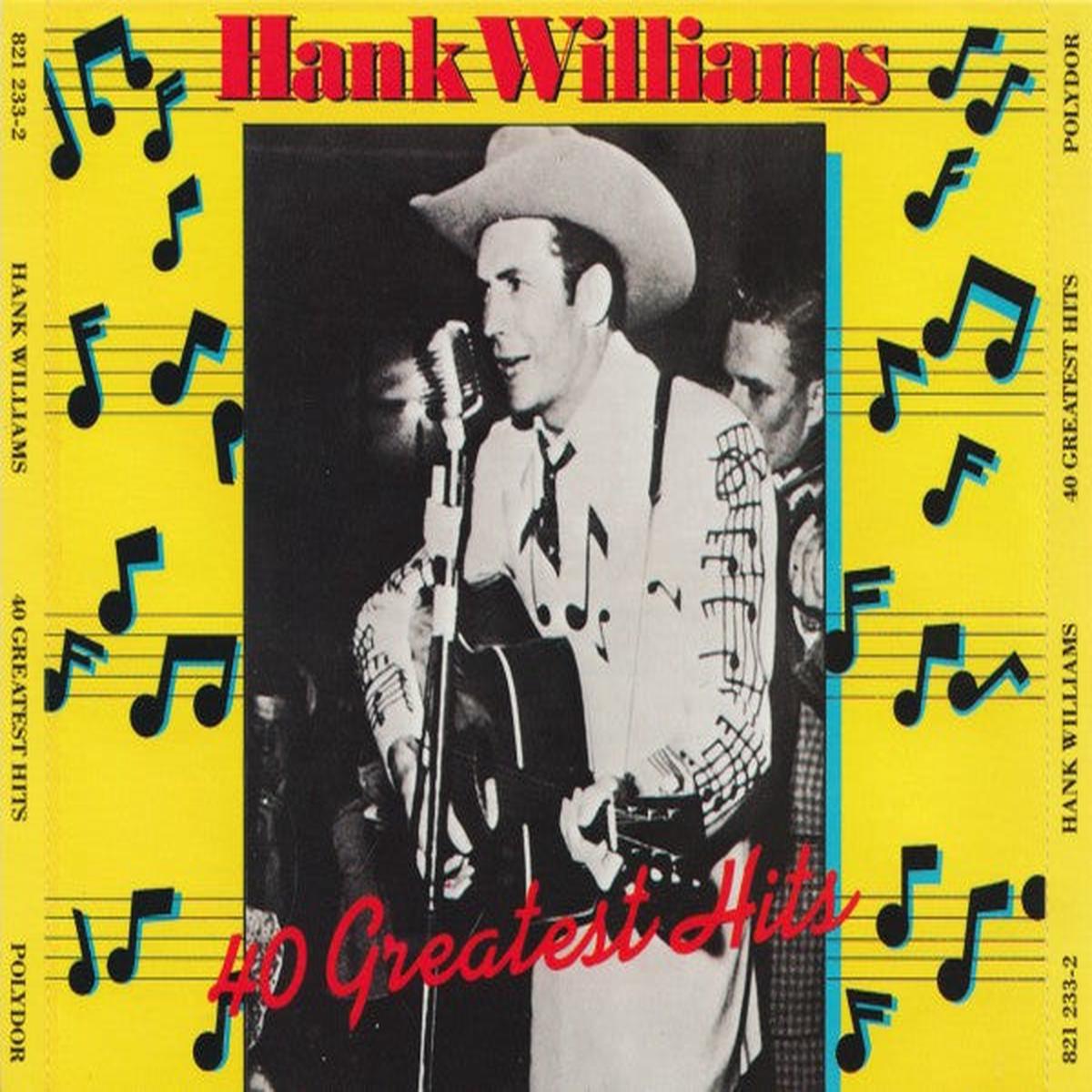 WILLIAMS, HANK – 40 GREATEST HITS : 2CD SET – CD