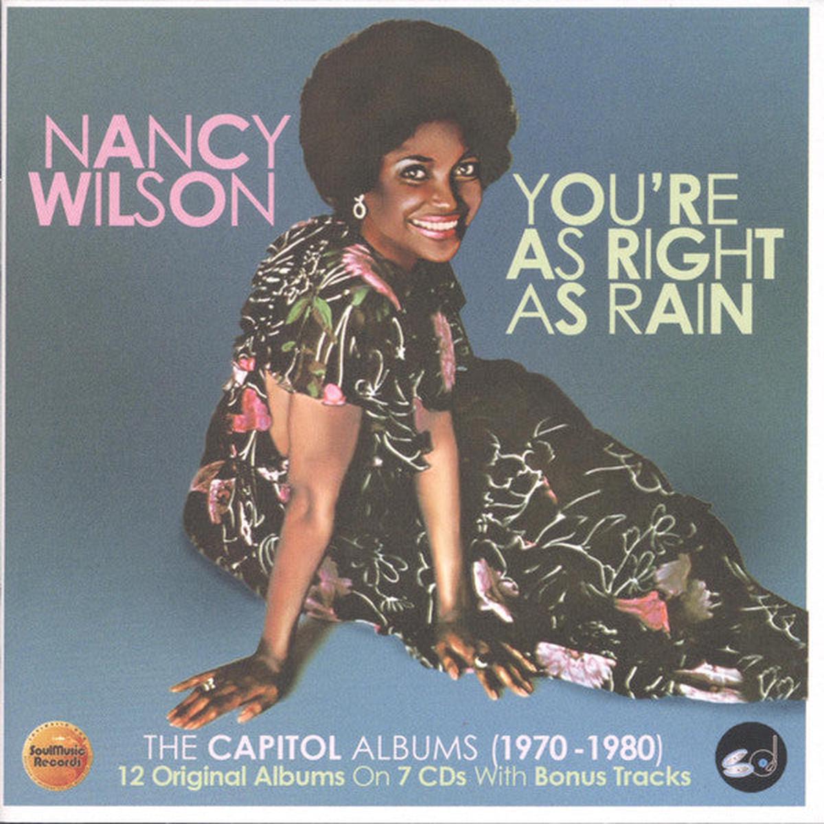 WILSON, NANCY – YOU’RE AS RIGHT AS RAIN: CAPITOL ALBUMS – CD