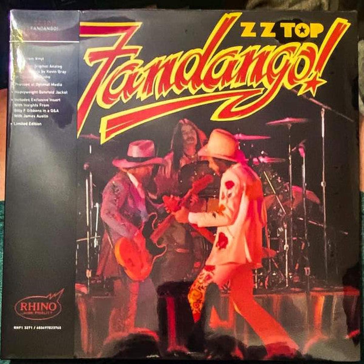 ZZ TOP – FANDANGO! : RHINO HIGH FIDELITY – LP