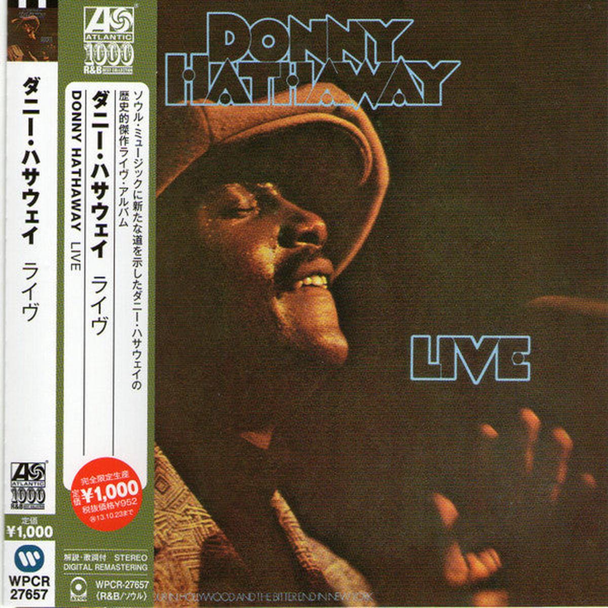 HATHAWAY, DONNY – LIVE (1972) : JAPANESE EDITION – CD