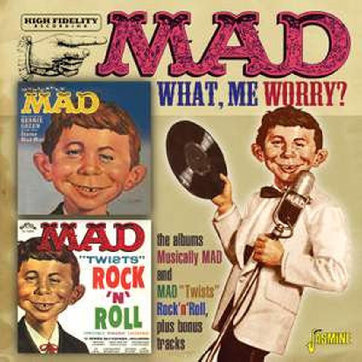 MAD MAGAZINE – WHAT, ME WORRY? – THE LPS – CD