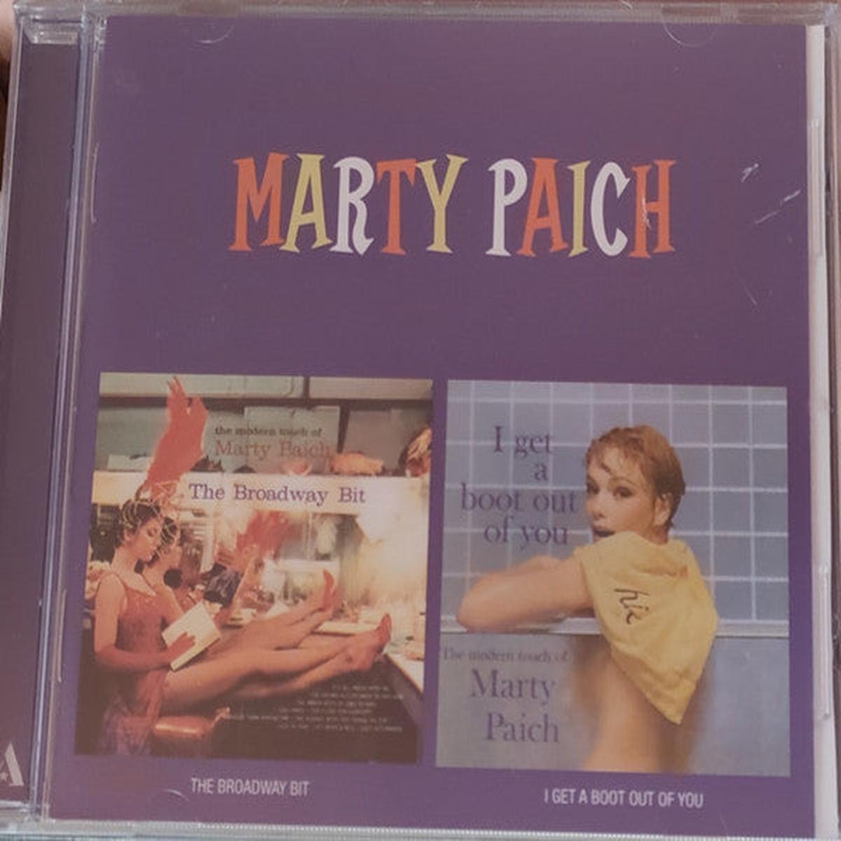 PAICH, MARTY – BROADWAY BIT + I GET A BOOT OUT OF YOU – CD