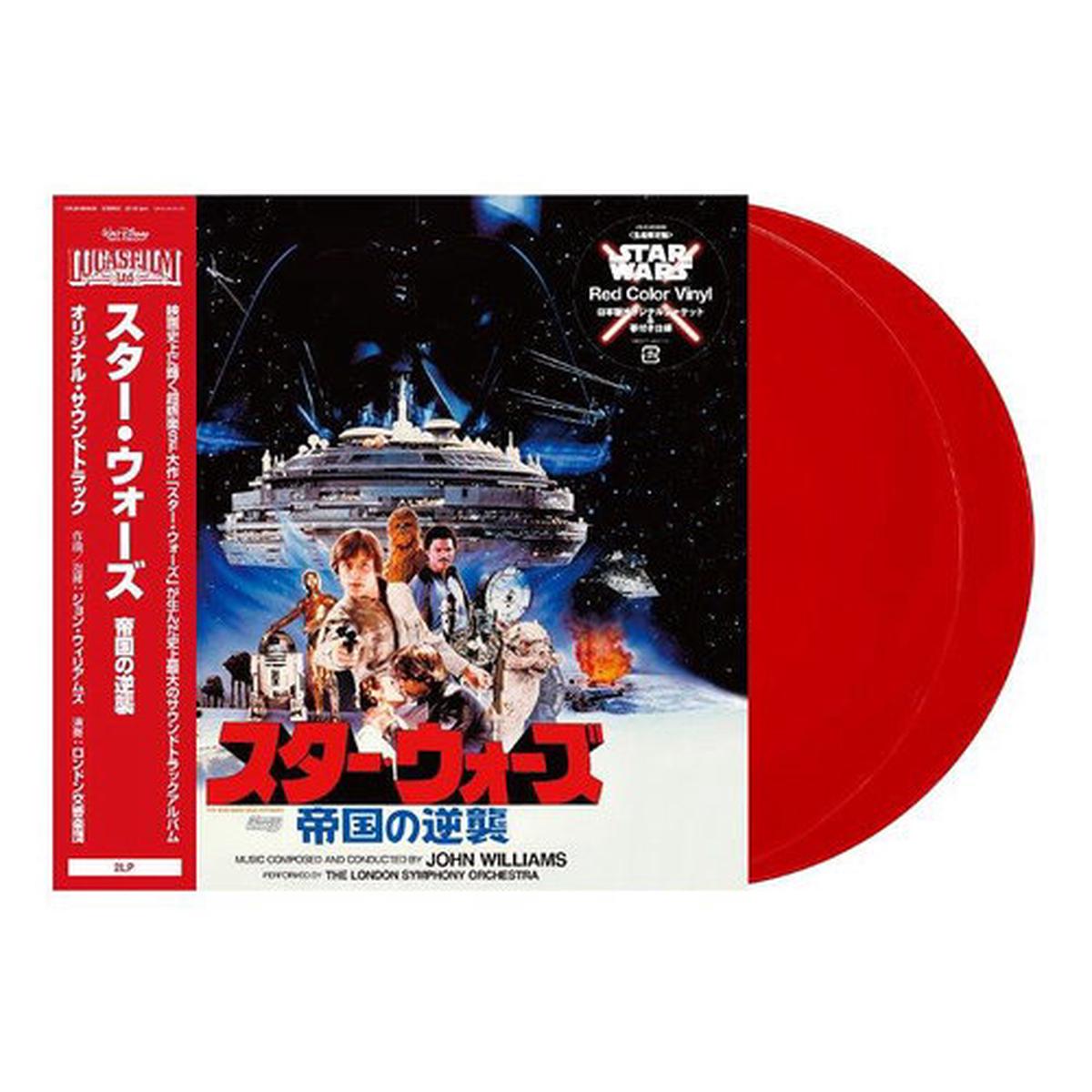 STAR WARS : EMPIRE STRIKES BACK – SOUNDTRACK : 2LP RED VINYL JAPANESE – LP