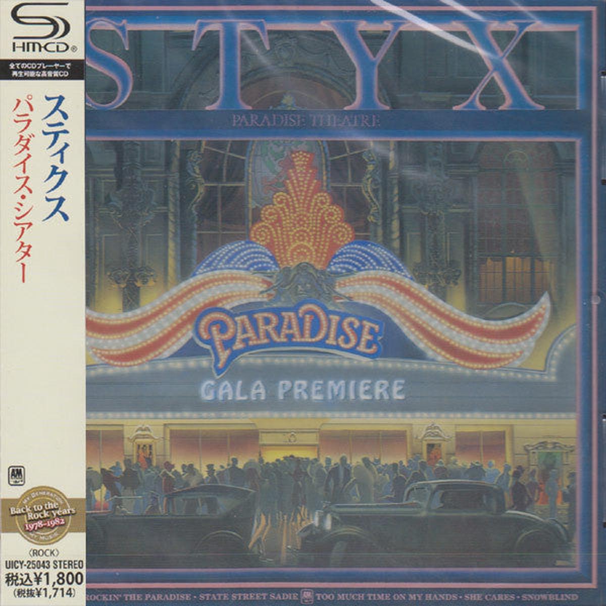STYX – PARADISE THEATRE – CD