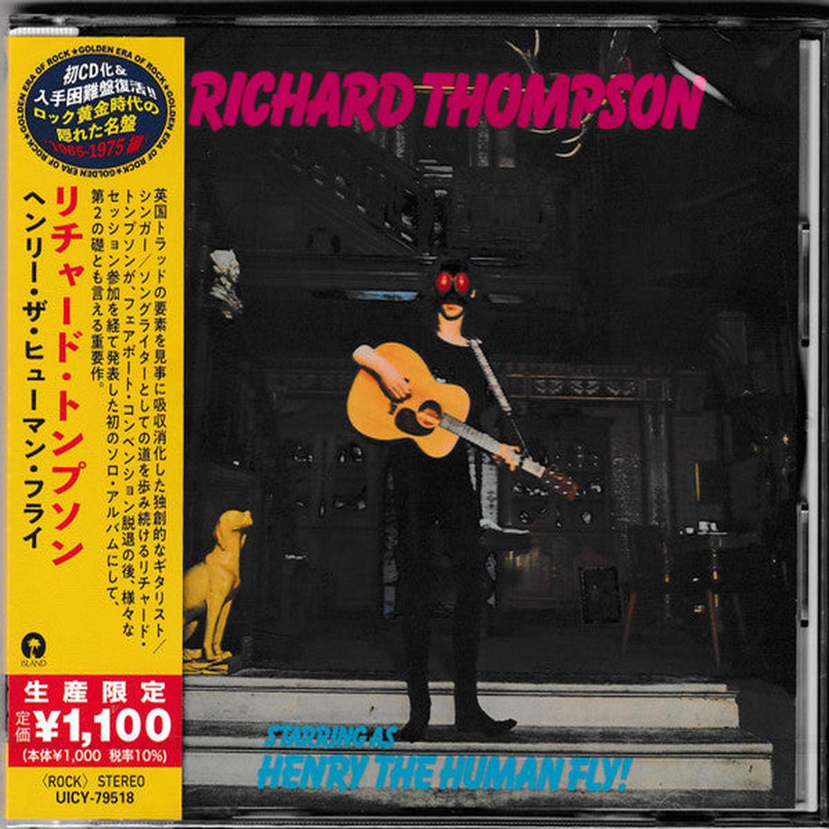 THOMPSON, RICHARD – HENRY THE HUMAN FLY : JAPANESE EDITION – CD