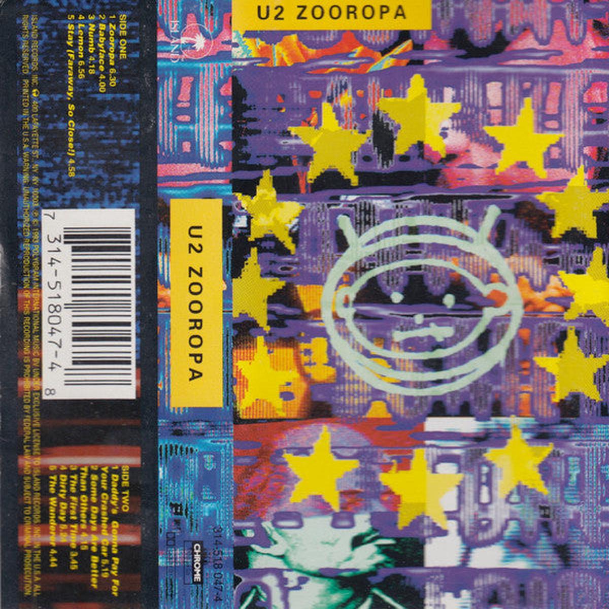 U2 – ZOOROPA (CASSETTE) – CS