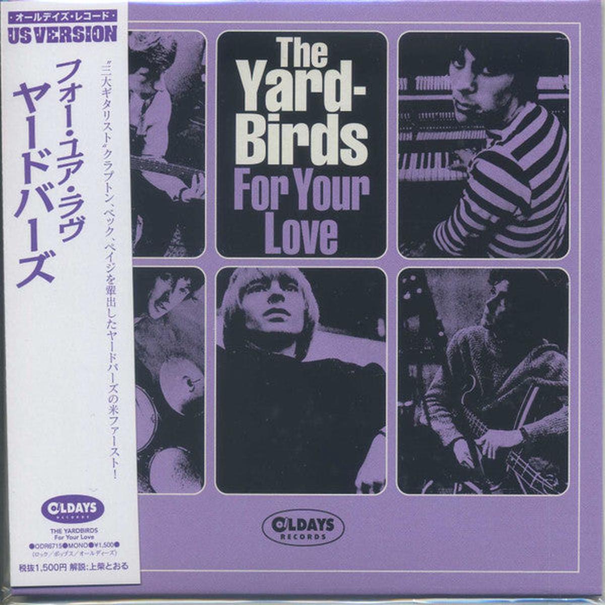 YARDBIRDS – FOR YOUR LOVE + 1 : JAPANESE CARD SLEEVE – CD