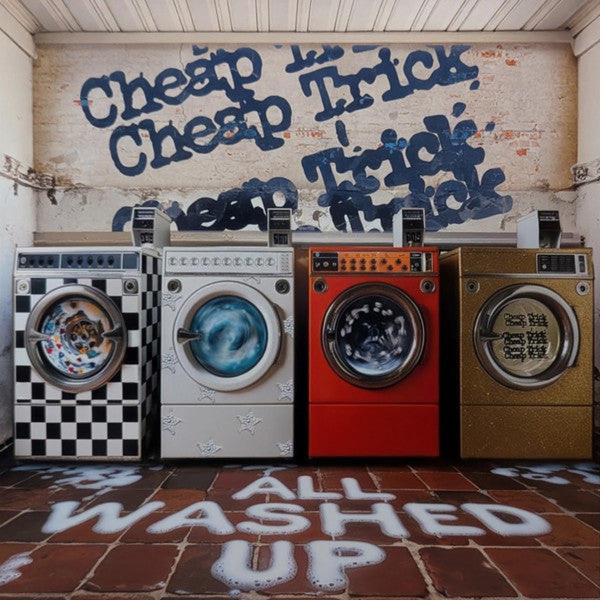 CHEAP TRICK – ALL WASHED UP : GRAPHITE MARBLE VINYL – LP