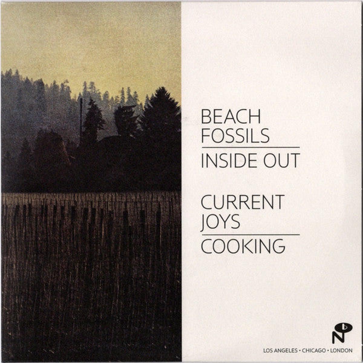 CURRENT JOYS / BEACH FOSSILS – COOKING / INSIDE OUT : WHITE VINYL – 7