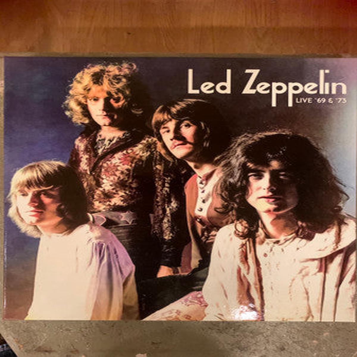 LED ZEPPELIN – LIVE ’69 & ’73 : 4LP BOX SPLATTER VINYL – LP