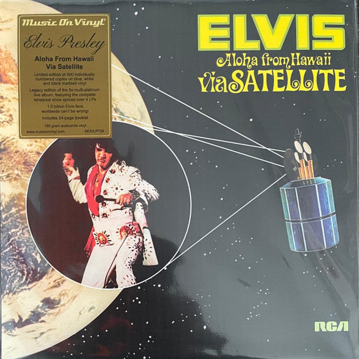 PRESLEY, ELVIS – ALOHA FROM HAWAII … : YELLOW 4LP SET – LP